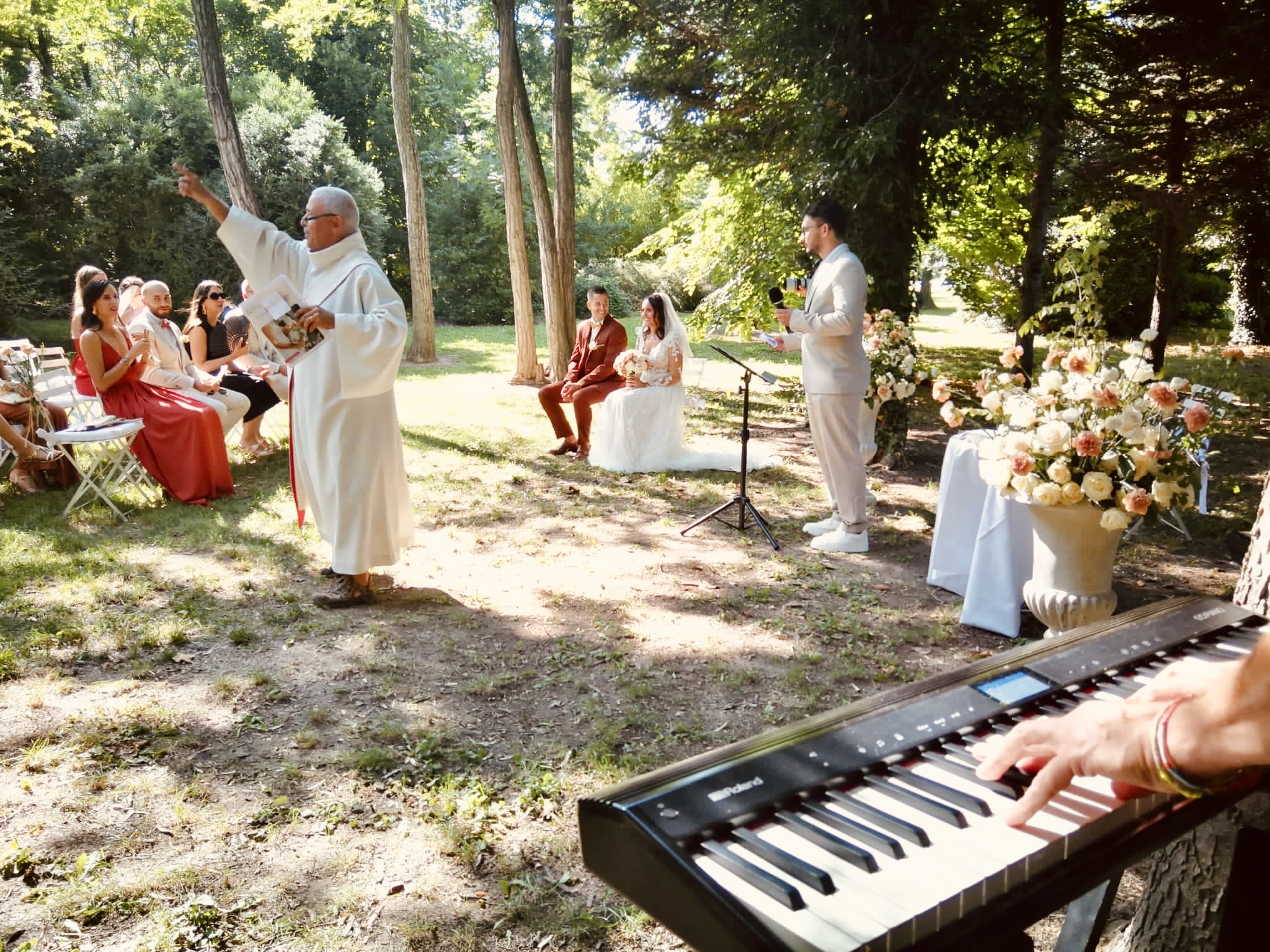 cérémonie musiciens prestation musicale mariage