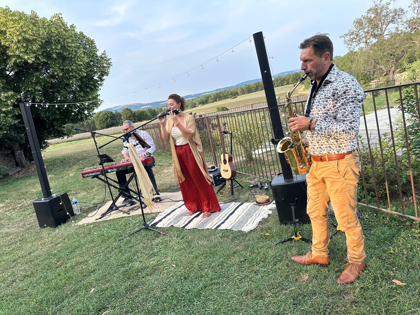 musiciens cocktail mariage
